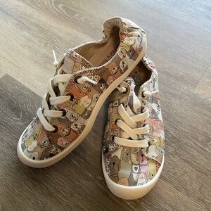 Skechers BOBS Dog Women’s Sneakers Shoes / Dog Pattern / Size 8 / Tennis Shoes